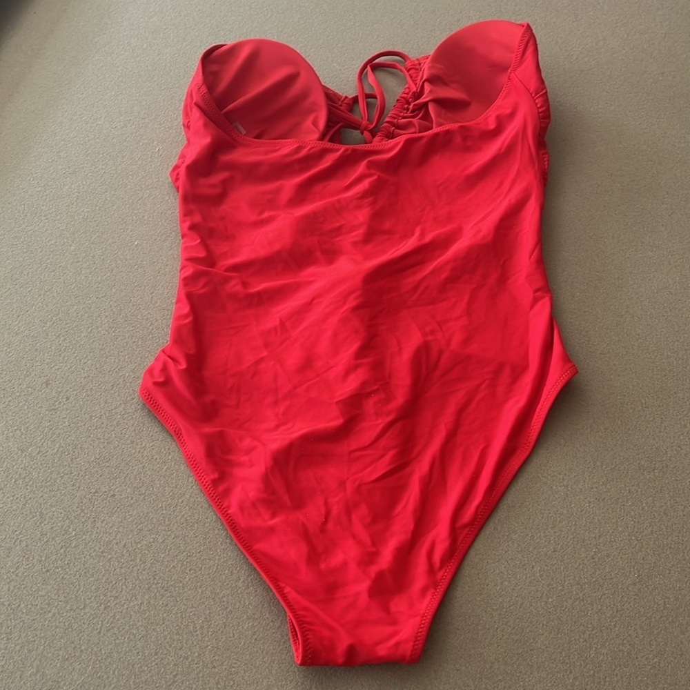 BLOOMING JELLY NWT Red One Piece Swimsuit- XL - Picture 8 of 10